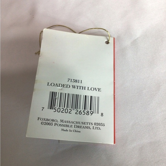 Possible Dreams Clothtique Loaded with Love Santa Christmas Figurine Decoration - Picture 9 of 12